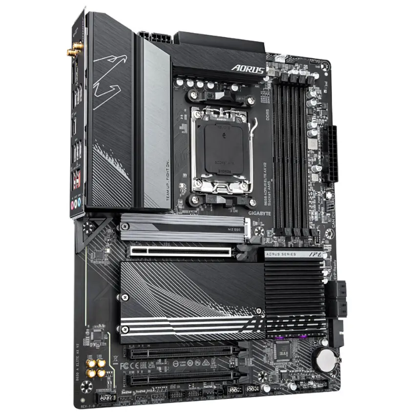 Motherboard Gigabyte B650 AORUS ELITE AX V2, Socket AM5 Motherboard Gigabyte B650 AORUS ELITE AX V2, Socket AM5