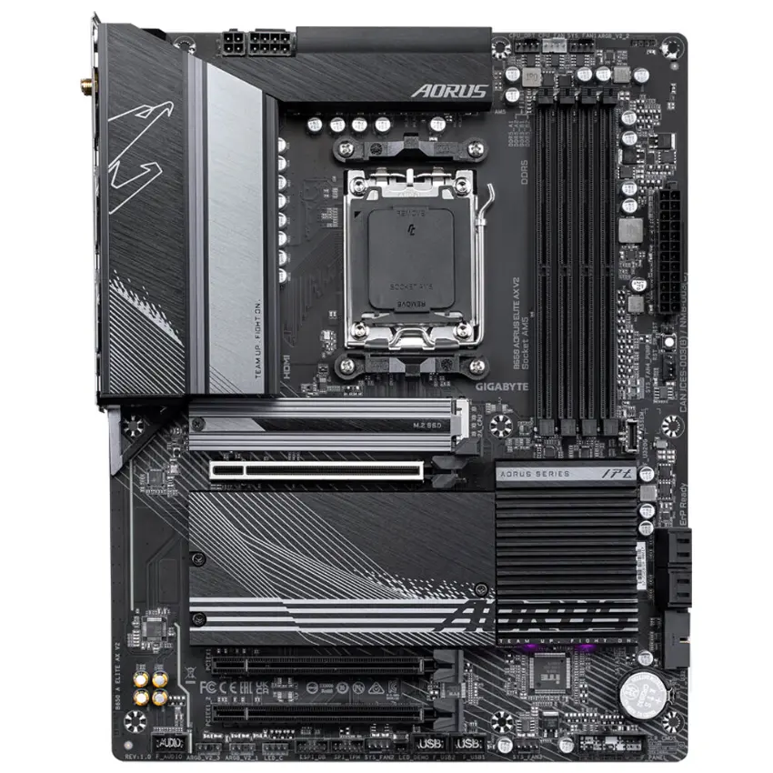 Motherboard Gigabyte B650 AORUS ELITE AX V2, Socket AM5 Motherboard Gigabyte B650 AORUS ELITE AX V2, Socket AM5