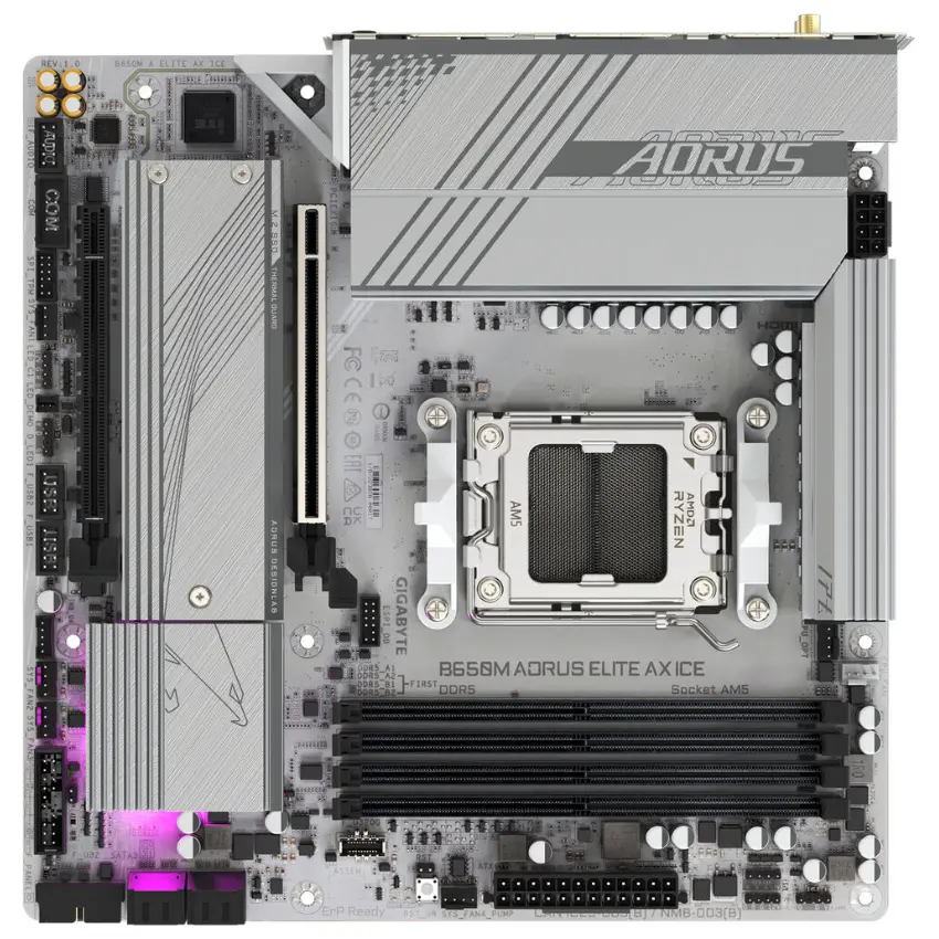 Motherboard Gigabyte B650M AORUS ELITE AX ICE, Socket AM5