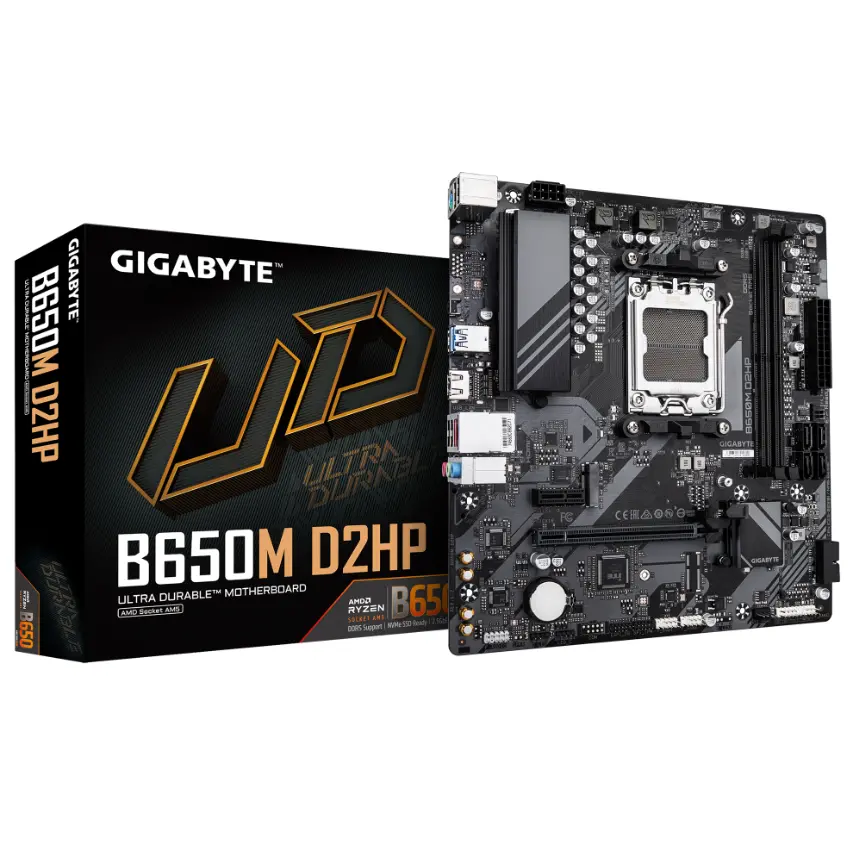 Motherboard Gigabyte B650M D2HP, DDR5, Socket AM5 Motherboard Gigabyte B650M D2HP, DDR5, Socket AM5