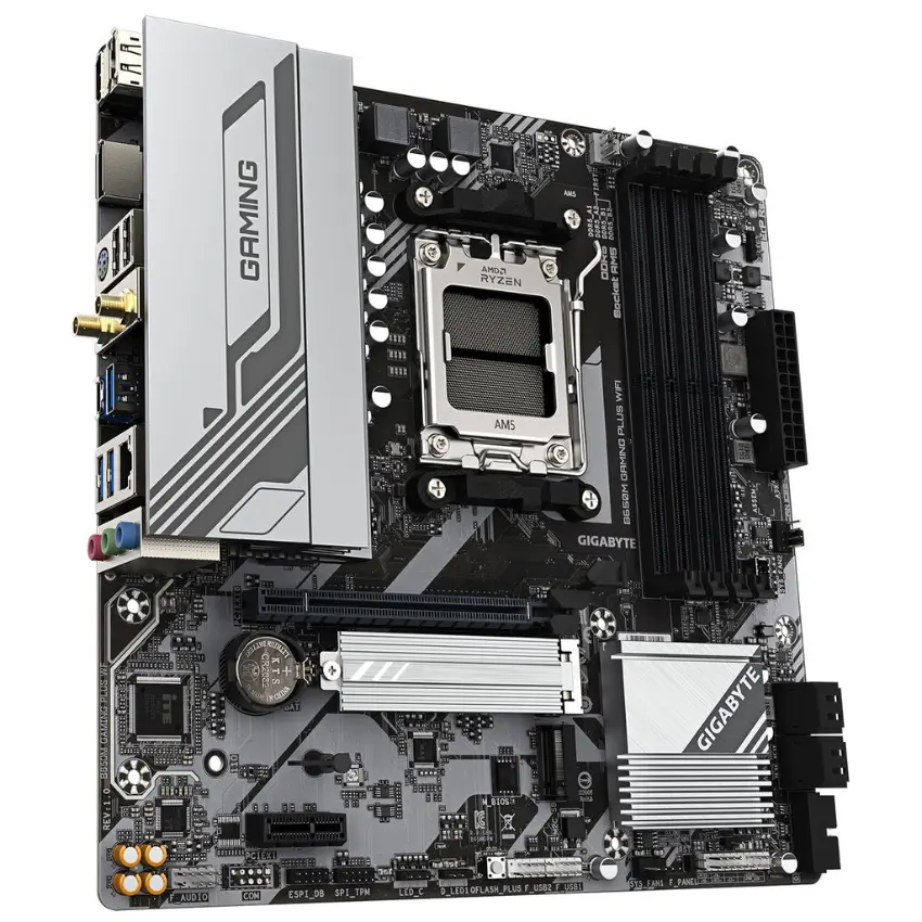 Motherboard Gigabyte B650M GAMING PLUS WIFI, Socket AM5 Motherboard Gigabyte B650M GAMING PLUS WIFI, Socket AM5