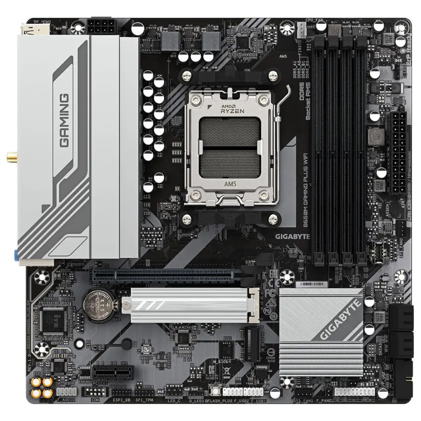 Motherboard Gigabyte B650M GAMING PLUS WIFI, Socket AM5 Motherboard Gigabyte B650M GAMING PLUS WIFI, Socket AM5
