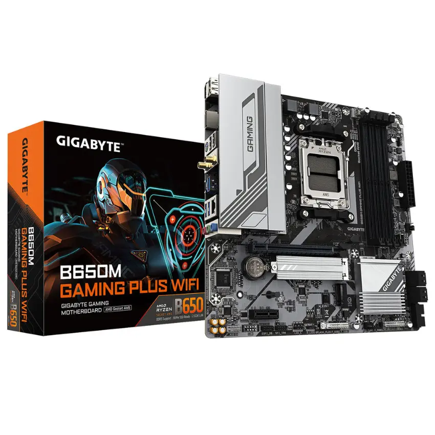Motherboard Gigabyte B650M GAMING PLUS WIFI, Socket AM5 Motherboard Gigabyte B650M GAMING PLUS WIFI, Socket AM5