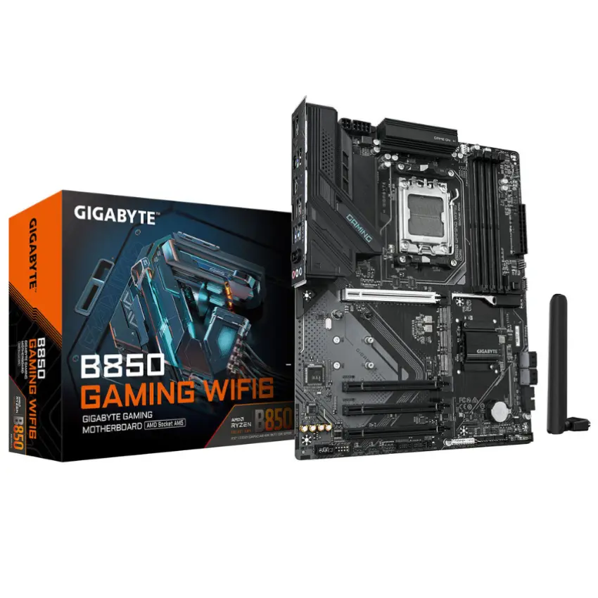 Motherboard Gigabyte B850 GAMING WIFI6, Socket AM5 Motherboard Gigabyte B850 GAMING WIFI6, Socket AM5
