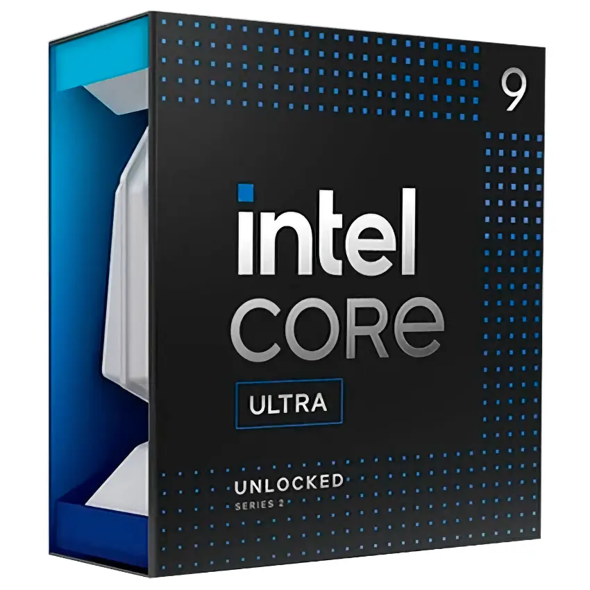 Procesador Intel Core Ultra 9 285K, 3.7GHz, 24 Núcleos, 36MB L3, Sin cooler/disipador, Socket LGA1851, BOX Procesador Intel Core Ultra 9 285K, 3.7GHz, 24 Núcleos, 36MB L3, Sin cooler/disipador, Socket LGA1851, BOX