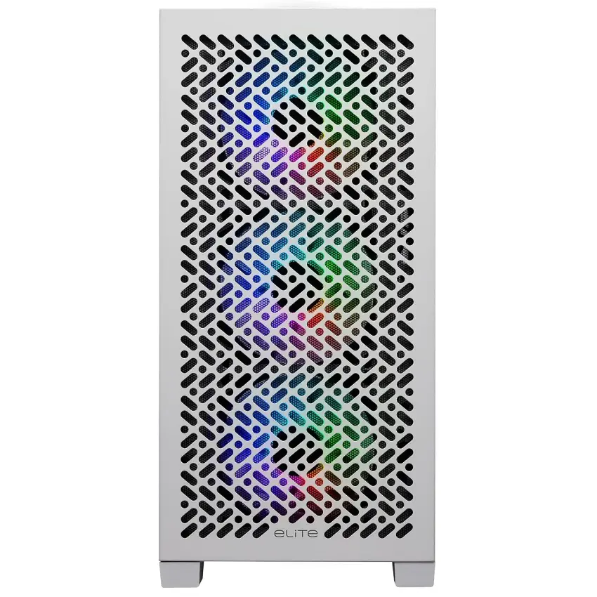 Gabinete Cooler Master Elite 302, Micro ATX, Sin Fuente, Vidrio Templado, 3 Fan 12 cm ARGB, Blanco Gabinete Cooler Master Elite 302, Micro ATX, Sin Fuente, Vidrio Templado, 3 Fan 12 cm ARGB, Blanco