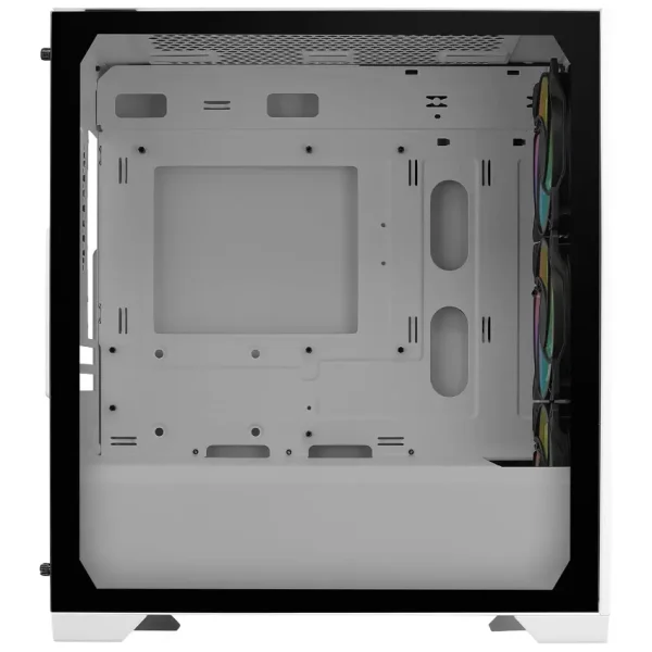Gabinete Cooler Master Elite 302, Micro ATX, Sin Fuente, Vidrio Templado, 3 Fan 12 cm ARGB, Blanco