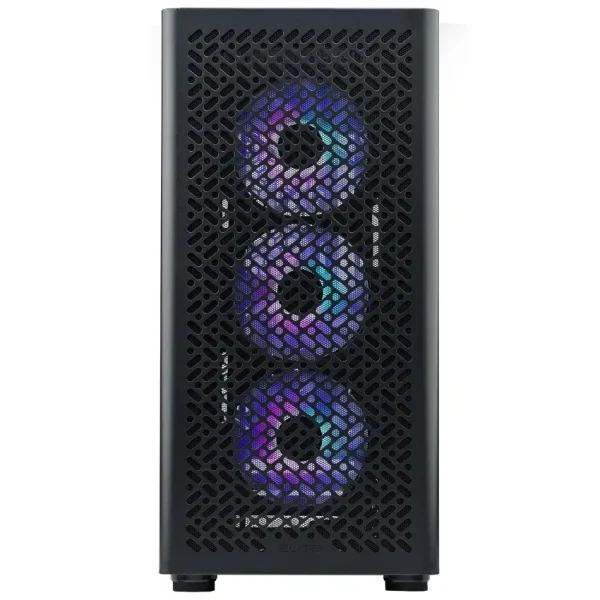 Gabinete Cooler Master Elite 502, E-ATX, Sin Fuente, Vidrio Templado, 3 Fan 12 cm ARGB, Negro