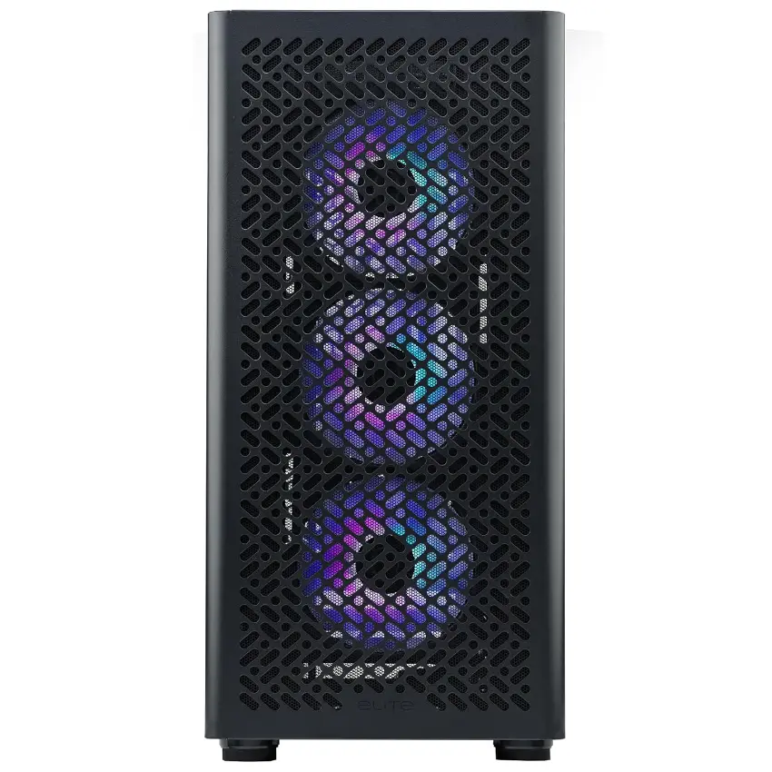 Gabinete Cooler Master Elite 502, E-ATX, Sin Fuente, Vidrio Templado, 3 Fan 12 cm ARGB, Negro Gabinete Cooler Master Elite 502, E-ATX, Sin Fuente, Vidrio Templado, 3 Fan 12 cm ARGB, Negro