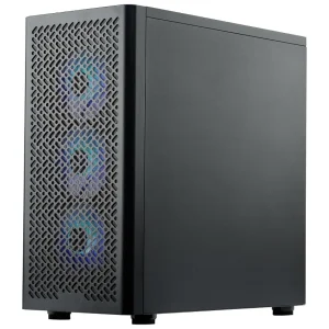 Gabinete Cooler Master Elite 502, E-ATX, Sin Fuente, Vidrio Templado, 3 Fan 12 cm ARGB, Negro