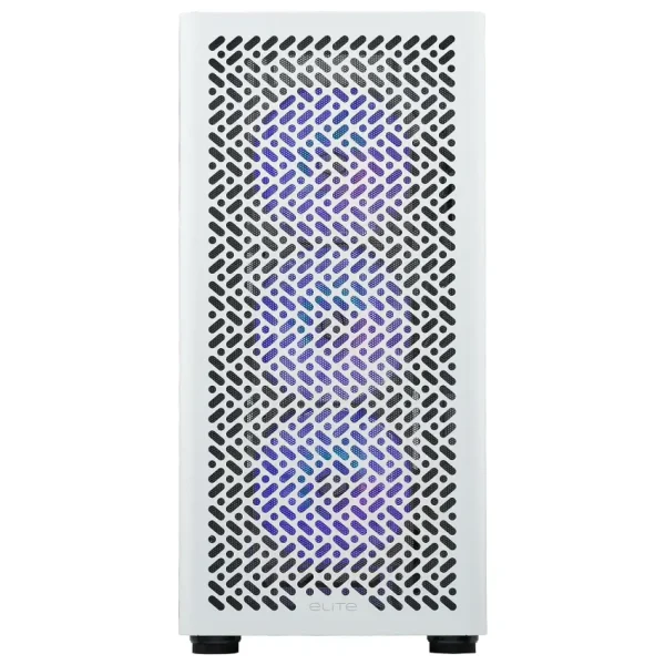 Gabinete Cooler Master Elite 502, E-ATX, Sin Fuente, Vidrio Templado, 3 Fan 12 cm ARGB, Blanco