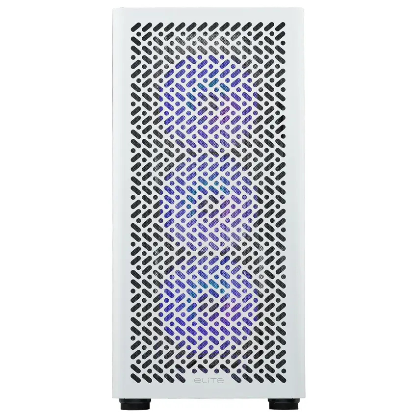 Gabinete Cooler Master Elite 502, E-ATX, Sin Fuente, Vidrio Templado, 3 Fan 12 cm ARGB, Blanco Gabinete Cooler Master Elite 502, E-ATX, Sin Fuente, Vidrio Templado, 3 Fan 12 cm ARGB, Blanco
