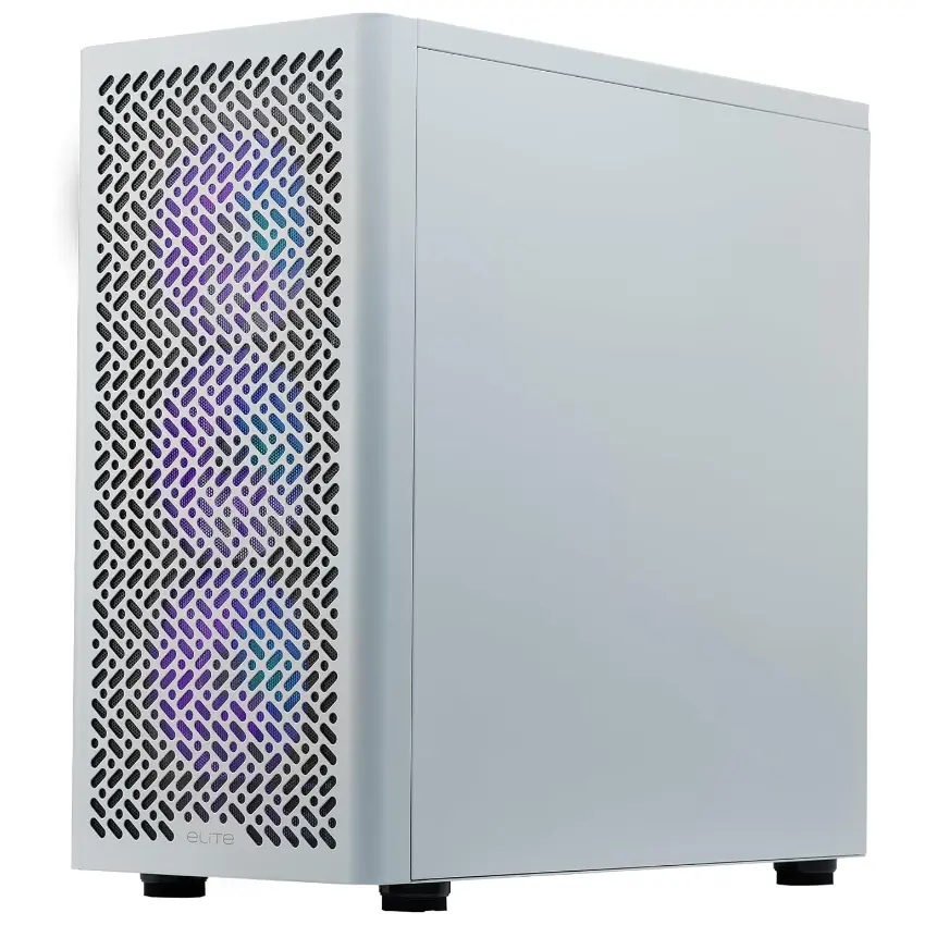 Gabinete Cooler Master Elite 502, E-ATX, Sin Fuente, Vidrio Templado, 3 Fan 12 cm ARGB, Blanco Gabinete Cooler Master Elite 502, E-ATX, Sin Fuente, Vidrio Templado, 3 Fan 12 cm ARGB, Blanco