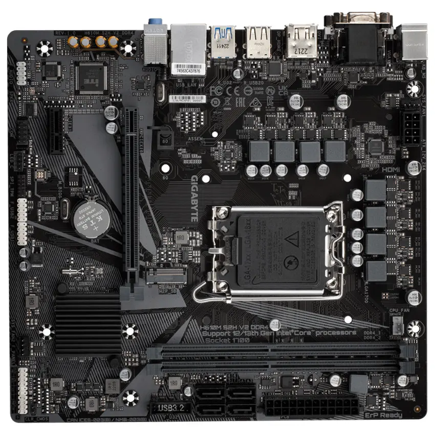 Motherboard Gigabyte H610M S2H V2 DDR4, Socket 1700 Motherboard Gigabyte H610M S2H V2 DDR4, Socket 1700