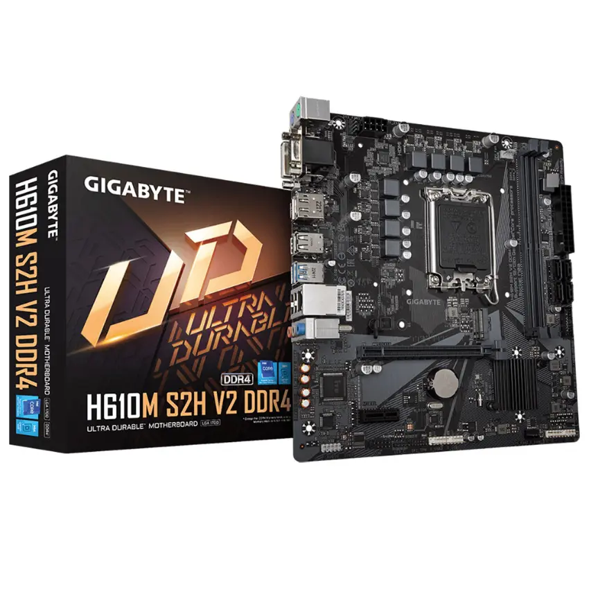 Motherboard Gigabyte H610M S2H V2 DDR4, Socket 1700 Motherboard Gigabyte H610M S2H V2 DDR4, Socket 1700
