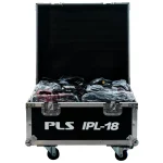 8 Spot PLS IPL-18, 18 LEDs x 6W RGBWAUV, Incluye Flight Case
