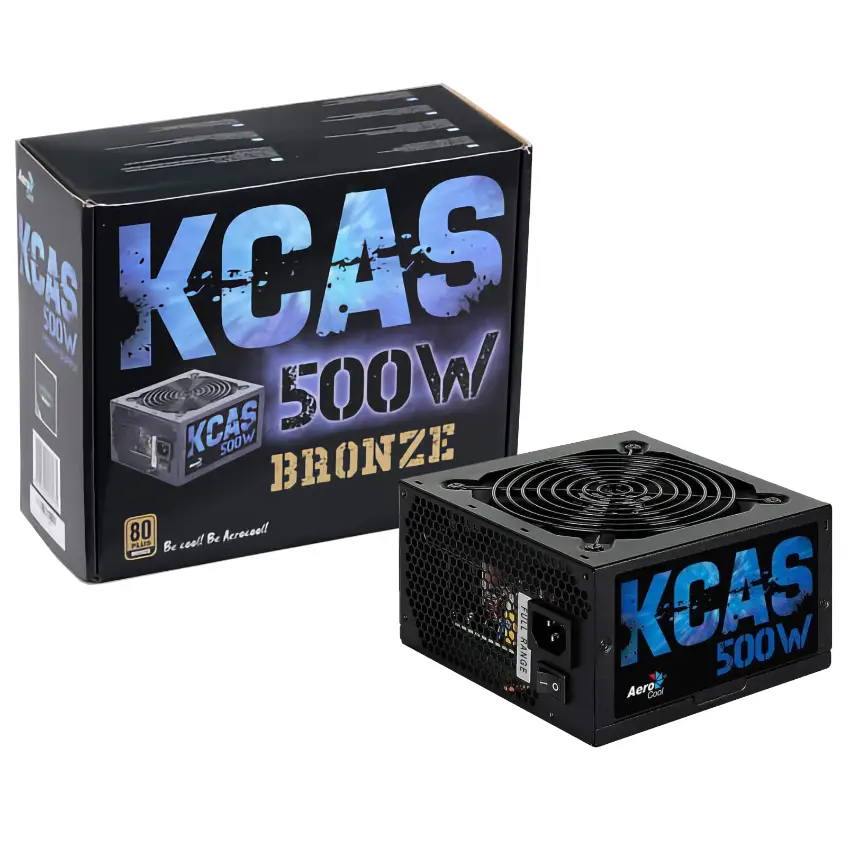 Fuente de alimentación Aerocool KCAS 500W 80 PLUS Bronze