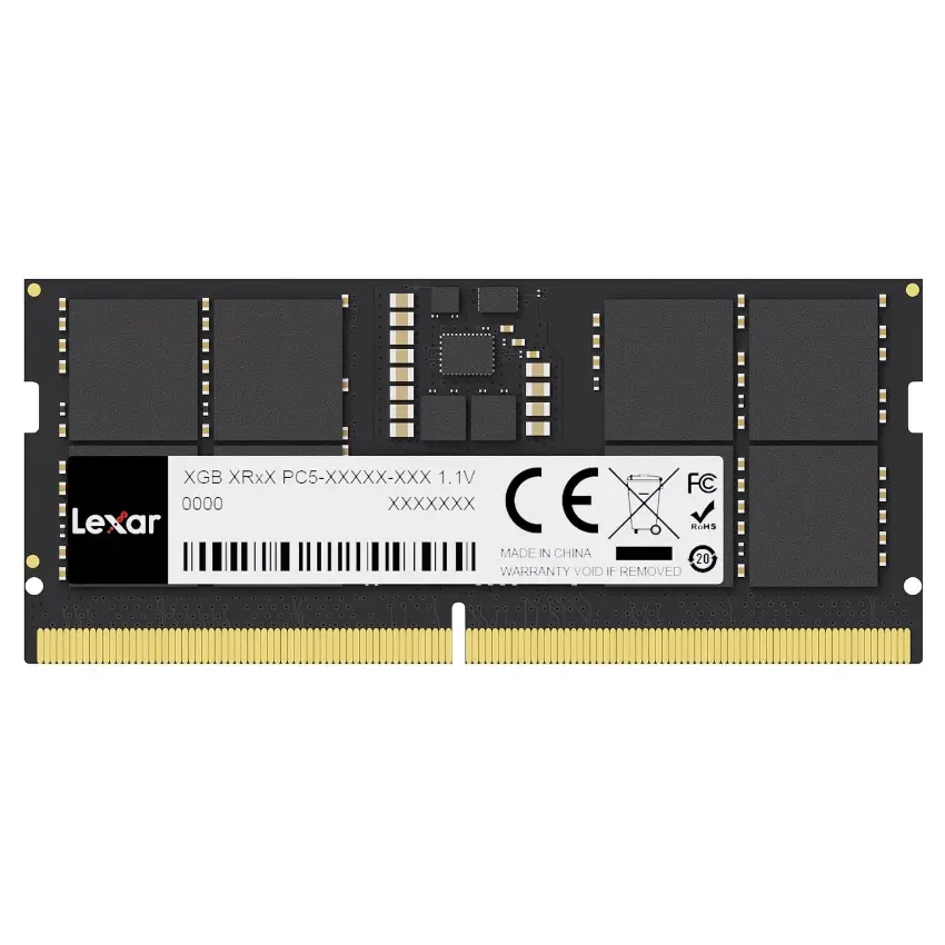 Memoria Lexar, DDR5, SODIMM, Notebook Memoria Lexar, DDR5, SODIMM, Notebook