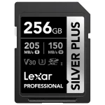 Tarjeta de Memoria SDXC Lexar SILVER PLUS 256GB, UHS-I, U3, V30, Clase 10