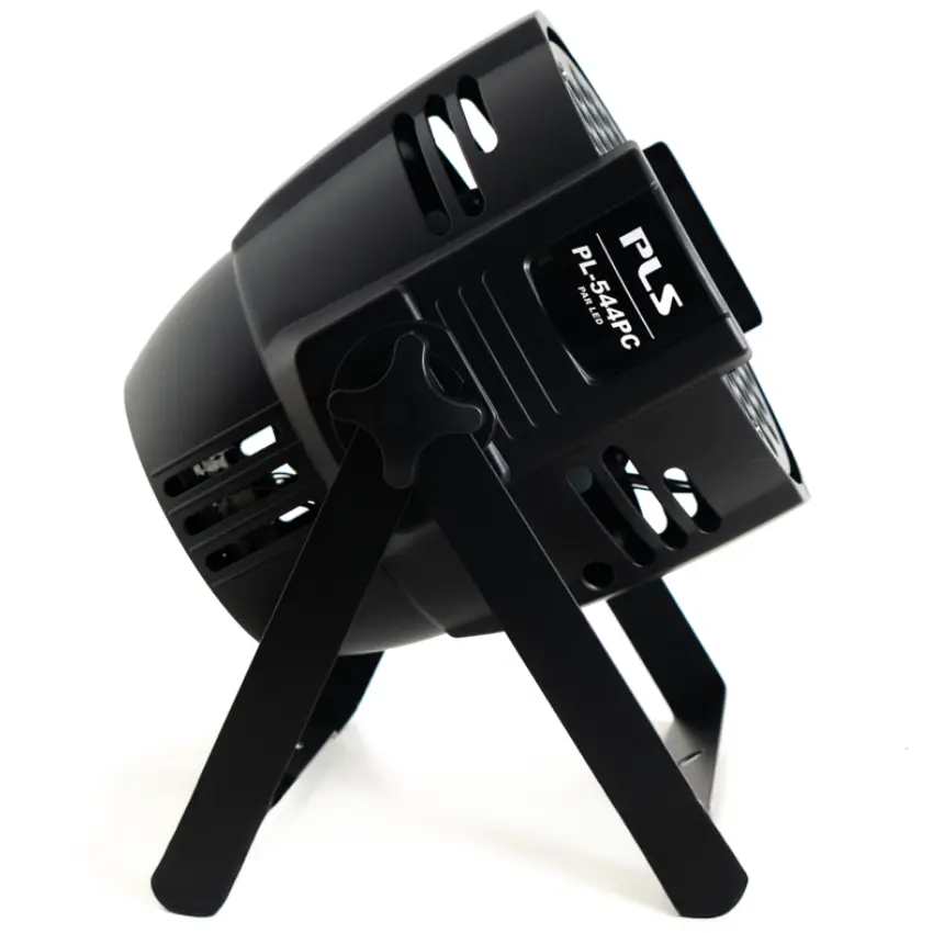 8 Spot PLS PL-543, 54 LEDs x 4W RGBW, Conectores Estilo Powercon, Incluye Flight Case