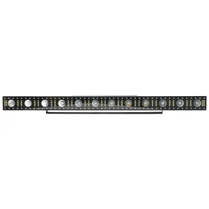 Barra de LED PLS 108W, 12 LEDs CREE CW, 96 LEDs SMD 5050 RGB, 156 LEDs SMD 5730 White