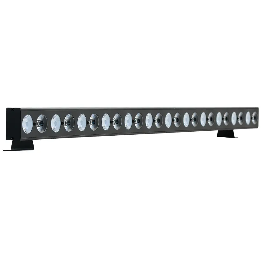 Barra de LED PLS 54W, 12 LEDs x 3W RGB, 12 LEDs x 3W CREE CW