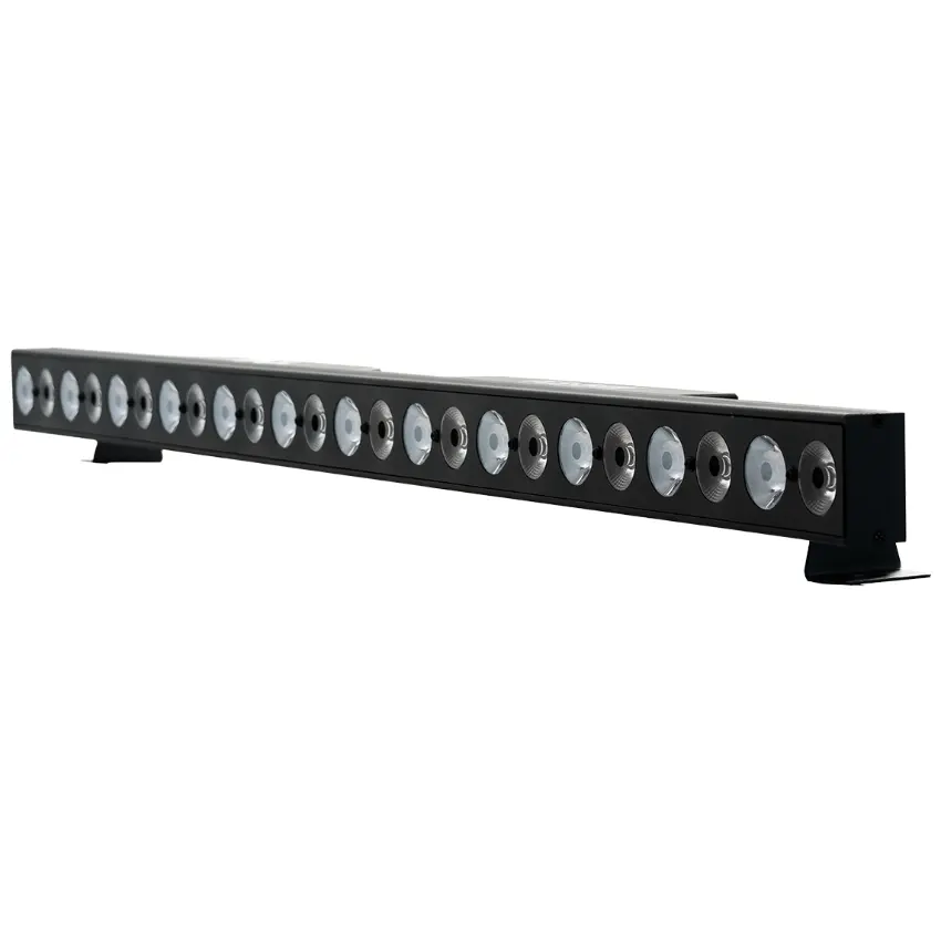 Barra de LED PLS 54W, 12 LEDs x 3W RGB, 12 LEDs x 3W CREE CW