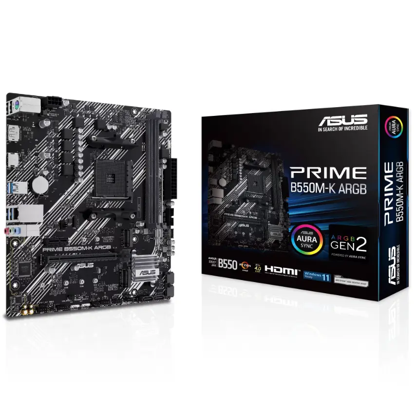 Motherboard ASUS PRIME B550M-K ARGB, Socket AM4