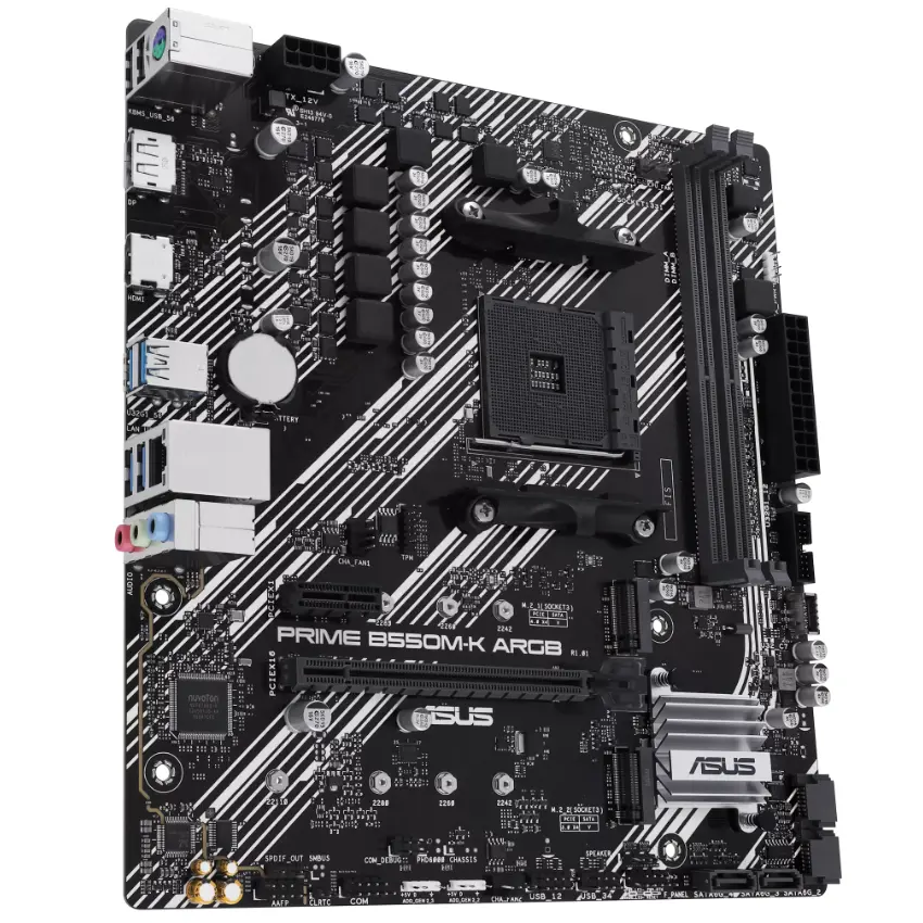 Motherboard ASUS PRIME B550M-K ARGB, Socket AM4
