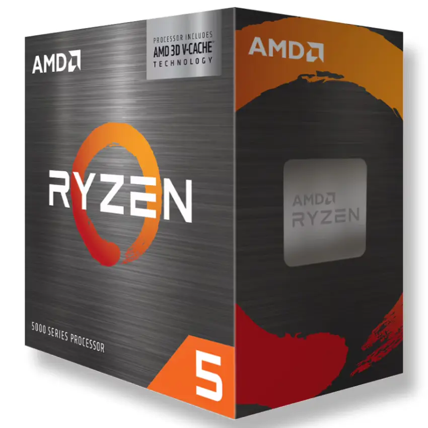 Procesador AMD Ryzen 5 5500X3D, 3.0GHz, 6 Núcleos, 3MB L2, 96MB L3, Sin cooler/disipador, Sin video, Socket AM4, BOX