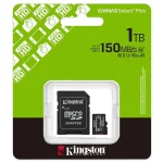 Tarjeta de Memoria microSDXC Kingston Canvas Select Plus 1TB, UHS-I, U3, V30, A1, Clase 10, Adaptador
