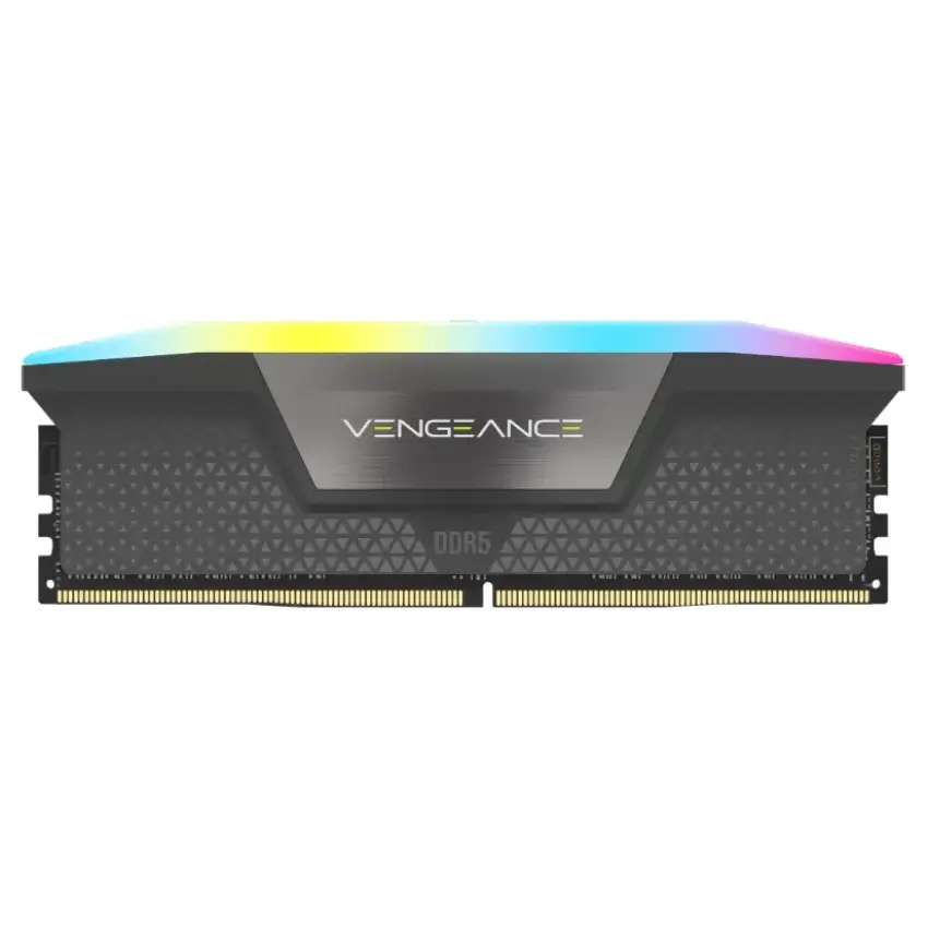 Memoria Corsair VENGEANCE RGB, DDR5, UDIMM, EXPO & XMP, Gris Memoria Corsair VENGEANCE RGB, DDR5, UDIMM, EXPO & XMP, Gris