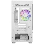Gabinete Aerocool Viewport Mini V2, Micro-ATX, Sin Fuente, Vidrio Templado Frontal y Lateral, 3 Fan 12 cm ARGB, Blanco