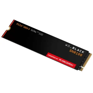 Disco SSD Western Digital WD_BLACK SN8100 NVMe 1TB, TLC 3D CBA NAND, PCIe Gen5x4, M.2 2280