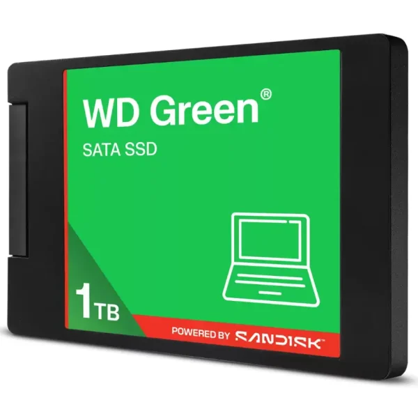 Disco SSD Western Digital Green 1TB, SANDISK 3D NAND, SATA3, 2.5"