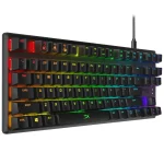 Teclado HyperX Alloy Origins Core, Iluminación LED, Interruptores Lineales HX Red, Gamer, Inglés