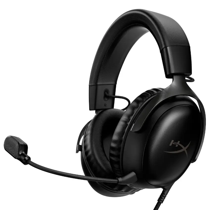 Auriculares HyperX Cloud III, Gamer, USB, Mini Plug 3.5mm, Negro