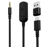 Auriculares HyperX Cloud III, Gamer, USB, Mini Plug 3.5mm, Negro