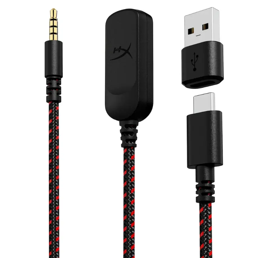 Auriculares HyperX Cloud III, Gamer, USB, Mini Plug 3.5mm, Negro/Rojo