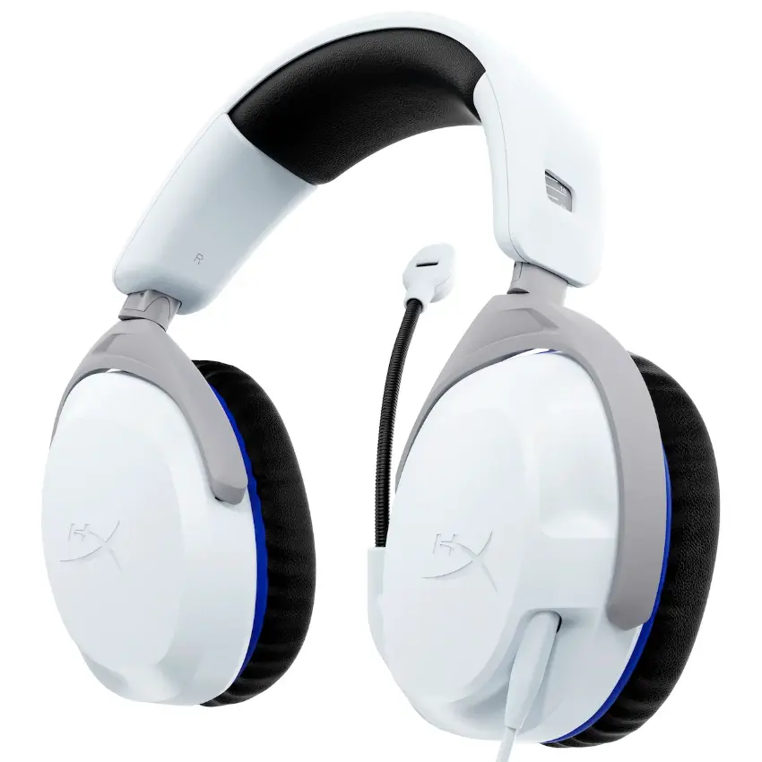 Auriculares HyperX Cloud Stinger 2 para PlayStation, Gamer, Mini Plug 3.5mm, Blanco