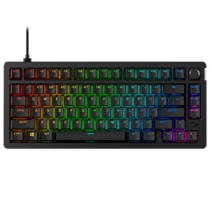 Teclado HyperX Alloy Rise 75, Iluminación LED, Interruptores Lineales HX Red, Gamer, Inglés