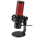 Micrófono de Condensador USB HyperX QuadCast 2, Negro/Rojo