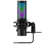 Micrófono de Condensador USB HyperX QuadCast 2 S, RGB, Negro
