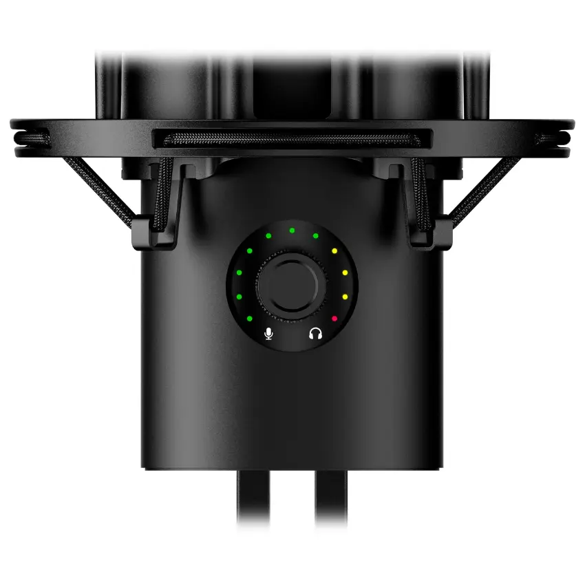 Micrófono de Condensador USB HyperX QuadCast 2 S, RGB, Negro