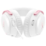 Auriculares HyperX Cloud III, Gamer, USB, Mini Plug 3.5mm, Blanco/Rosa