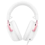 Auriculares HyperX Cloud III, Gamer, USB, Mini Plug 3.5mm, Blanco/Rosa