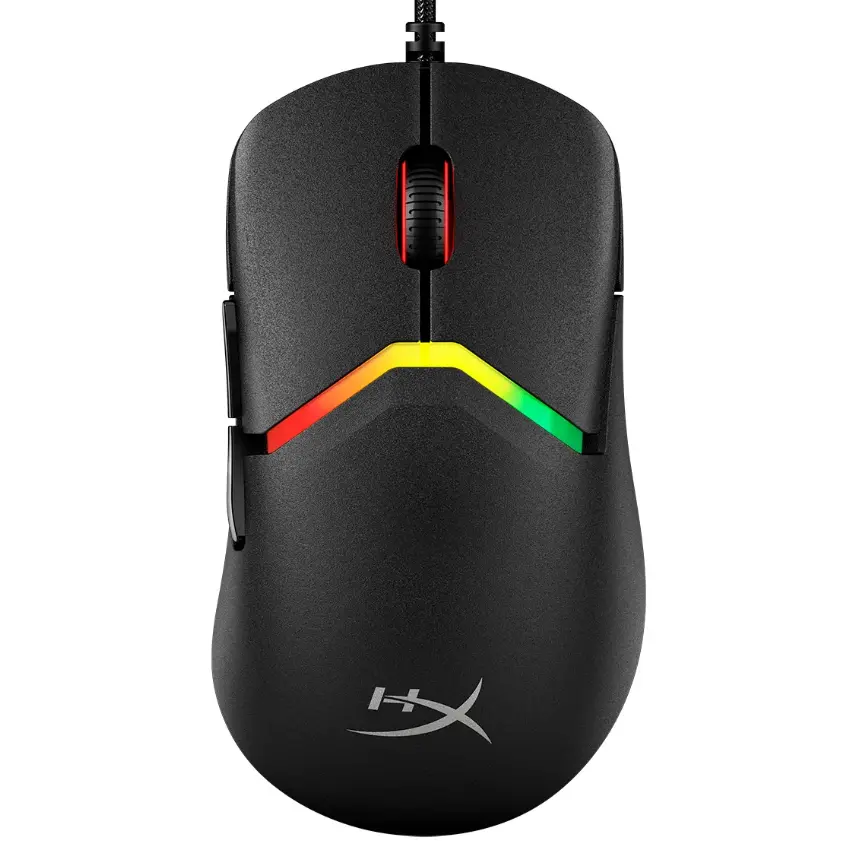 Mouse HyperX Pulsefire Saga, Gamer, USB, Negro