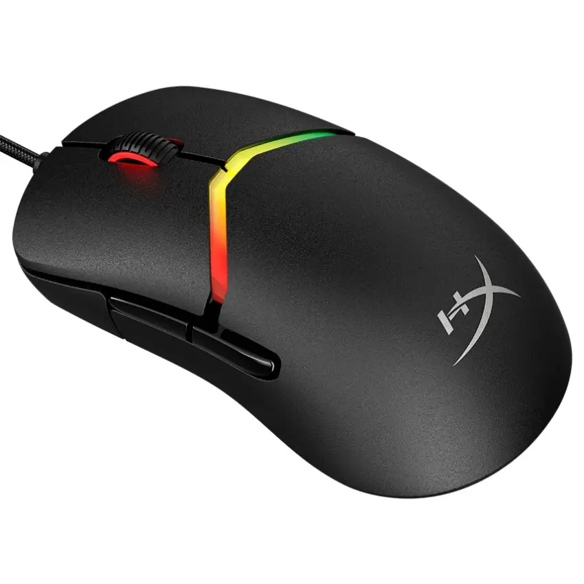 Mouse HyperX Pulsefire Saga, Gamer, USB, Negro