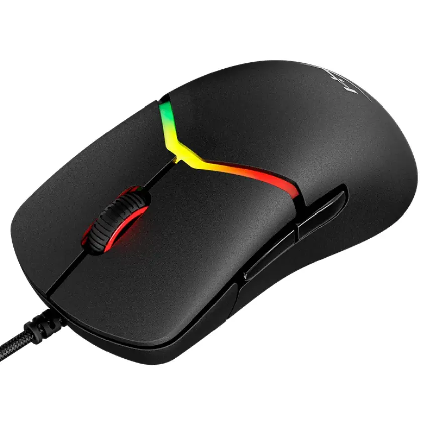 Mouse HyperX Pulsefire Saga, Gamer, USB, Negro