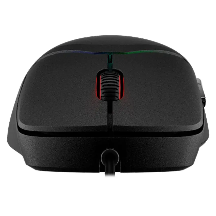Mouse HyperX Pulsefire Saga, Gamer, USB, Negro